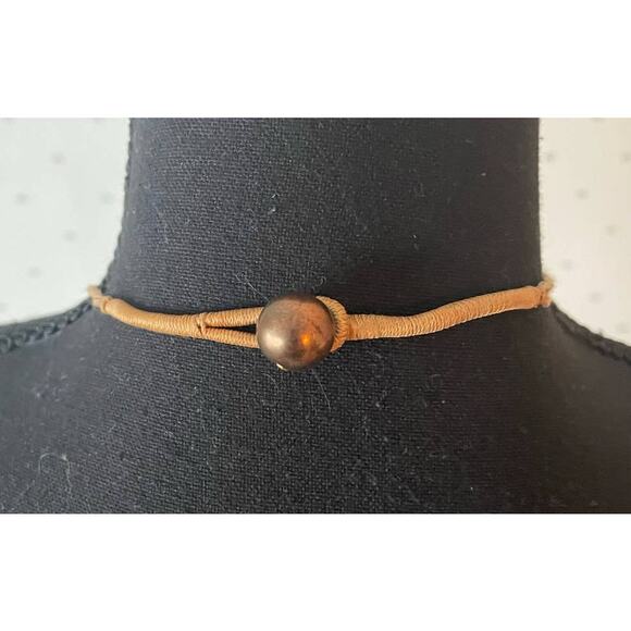 Silver Multi-Layer Metal Necklace - Picture 4 of 4